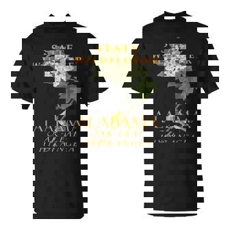 アラバマ準州ワイルドフラワー オークの葉のアジサイ Tシャツ - Kawaiitshirt