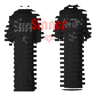 アンチ・キリストの罪人 五芒星 Tシャツ - Kawaiitshirt