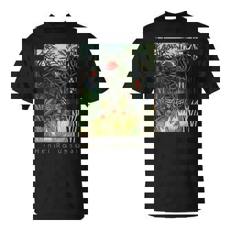 アンリ・ルソー 森の中の猿とオウム Tシャツ - Kawaiitshirt