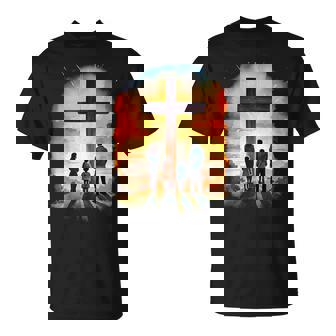 イエスキリストの十字架 – サンライズネイチャークリスチャン Tシャツ - Kawaiitshirt