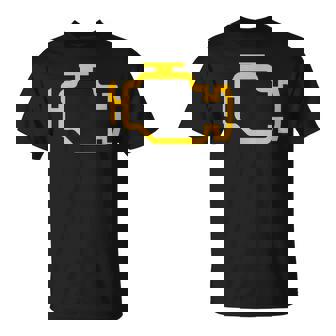 イエローチェックエンジンライト付きtシャツ Tシャツ - Kawaiitshirt