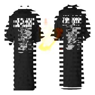 イカ耳ねこ、うずら 猫 キジトラ猫 イカミミ Cat Tシャツ - Kawaiitshirt