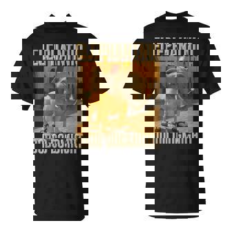 イタリアンブレインロットキャラクター エレファントニオ・ドードー ドッグマイ・ミーム Tシャツ - Kawaiitshirt