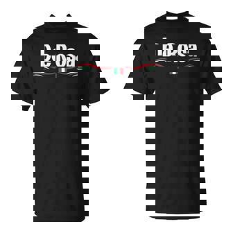 イタリア国旗 イタリアの出生名 De Rosa Tシャツ - Kawaiitshirt