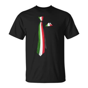 イタリア国旗ネクタイ愛国国旗 Tシャツ - Kawaiitshirt