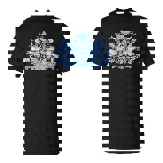 ウィリアム・モリス ストロベリー泥棒 鳥 ブルー Tシャツ - Kawaiitshirt