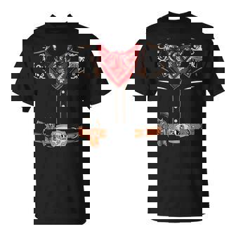 ウエスタン保安官 カウボーイベスト ハロウィンコスチューム Tシャツ - Kawaiitshirt