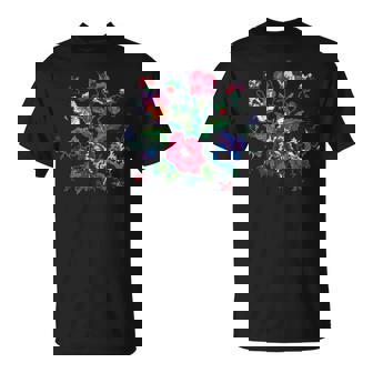ウクライナの国民服ウクライナの刺繍の花 Tシャツ - Kawaiitshirt