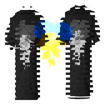 ウクライナ国旗 ひまわり ヴィンテージ ウクライナ支援 ウクライナ Tシャツ - Kawaiitshirt