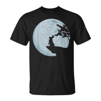 ウサギのギフトアイデア ウサギ 月 イースターバニー Tシャツ - Kawaiitshirt