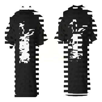 ウサギの穴から出てトラブルに巻き込まれる Tシャツ - Kawaiitshirt