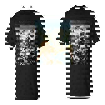 エイリアンホールディングヒューマンベイビーufo地球外接触tシャツ Tシャツ - Kawaiitshirt