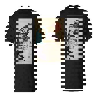 エゴン・シーレ作「膝を曲げた座る女」1917 Tシャツ - Kawaiitshirt