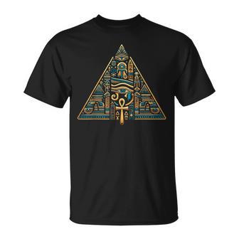 エジプト スフィンクス ファラオ 古代エジプト ピラミッド 象形文字 Tシャツ - Kawaiitshirt
