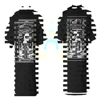 エジプトufoと柱のスターゲート Egypt Ufo Openingtargate Tシャツ - Kawaiitshirt