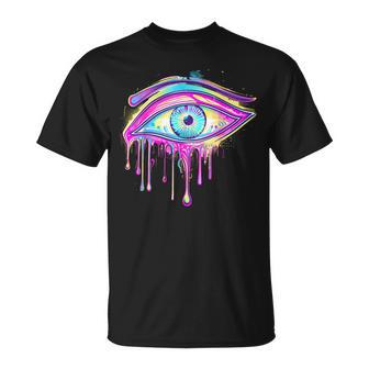 エジプトのホルスの目 トリッピー サイケデリック アート 宇宙 シュール Tシャツ - Kawaiitshirt