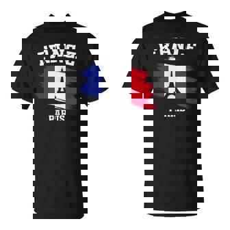 エッフェル塔 パリ フランス フランス 国旗 バケーション パリ Tシャツ - Kawaiitshirt