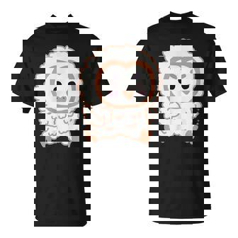 エッホエッホ 一生懸命に走るフクロウの赤ちゃん イラスト Tシャツ - Kawaiitshirt