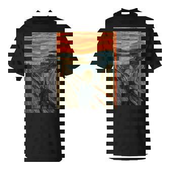 エドヴァルド表現主義の叫びムンクアート Tシャツ - Kawaiitshirt