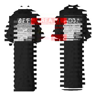 エリア51 フェイクミリタリーサイン Tシャツ - Kawaiitshirt