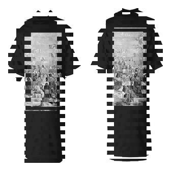 エルサレムへのイエスの参入 グスターヴ・ドーレ聖書芸術 Tシャツ - Kawaiitshirt