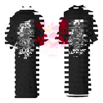 エルボーアップ カナダ カナディアン ビーバー ヘラジカ ホッケーチーム メープルリーフ Tシャツ - Kawaiitshirt