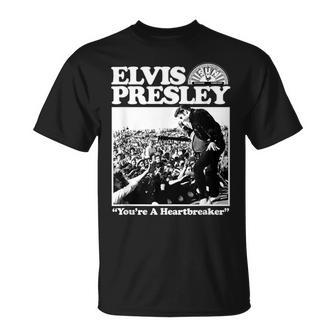 エルヴィス・ア・ハートブレイカー キング・オブ・ロックンロール 音楽 Tシャツ - Kawaiitshirt
