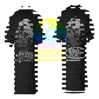 オアフ島ノースショア ハワイお土産サーフィンスタイル Tシャツ - Kawaiitshirt