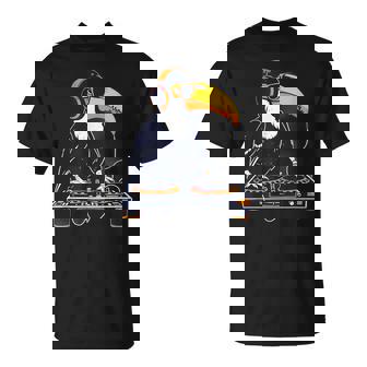 オオハシ Dj ターンテーブル Dj オオハシ テクノ ビートメーカー ハウスミュージック Tシャツ - Kawaiitshirt