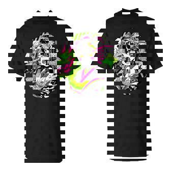 オタク愛好家のためのドラゴンボンド付きカワイイアニメ芸者 Tシャツ - Kawaiitshirt