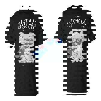 オーストラリアの国旗がかわいいコアラ Tシャツ - Kawaiitshirt