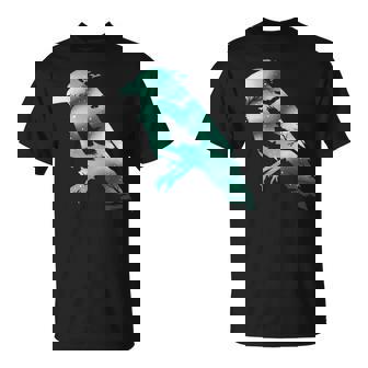 オーディンブラックカラスギフトバイキングレイヴンシルエット Tシャツ - Kawaiitshirt