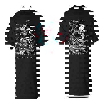 オールドスクールチョロチカーノギャングスターアート Tシャツ - Kawaiitshirt