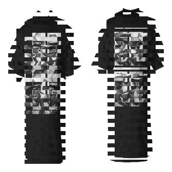 カウボーイ ゴリラ サングラス付き 動物 写真 ブース ウエスタン Tシャツ - Kawaiitshirt