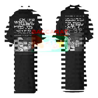 カジノバカラ ギャンブルデザイン ラスベガス、ギャンブラーベッティング Tシャツ - Kawaiitshirt