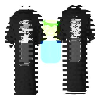 カッパ くん『いん・ざ・ぽけっと』河童【どうぶつフレンズ】きゅうり 妖怪 ゆるくて かわいい イラスト Tシャツ - Kawaiitshirt