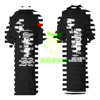 カッパくん『ハート』河童【どうぶつフレンズ】妖怪 ゆるくて かわいい キャラクター イラスト Tシャツ - Kawaiitshirt