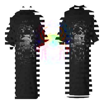 カニ曼荼羅動物モチーフアートカニ Tシャツ - Kawaiitshirt