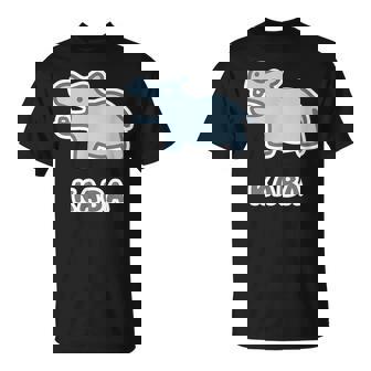 カバ くん Kaba【どうぶつフレンズ】動物園 ゆるくてかわいい キャラクター イラスト Tシャツ - Kawaiitshirt