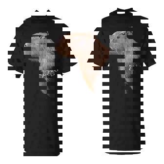 カピバラ グラフィック アート カピバラ Ro Ro Ro歯動物 アニマル ラバー Tシャツ - Kawaiitshirt