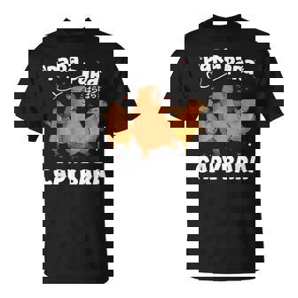 カピバラ好きファニーパラパラカピバラ Tシャツ - Kawaiitshirt