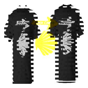 カミーノデサンティアゴの巡礼のシンボル、ブエンカミノシェル Tシャツ - Kawaiitshirt