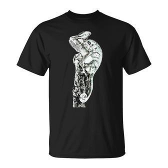 カメレオン 爬虫類 モチーフ カラフル テラリウム カメレオン Tシャツ - Kawaiitshirt