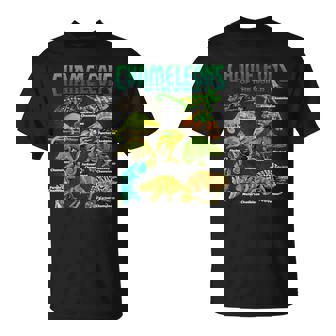 カメレオンズ・オブ・ザ・ワールド 知育爬虫類 トカゲ好き Tシャツ - Kawaiitshirt