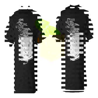 カメレオンポケットバッジ Tシャツ - Kawaiitshirt