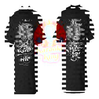 カラオケ愛好家のための面白いカラオケキング Tシャツ - Kawaiitshirt