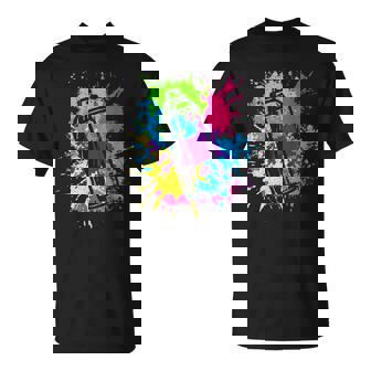 カラフル グラフィティグラフィックスプレーペンキの缶ストリートアートアーティスト Tシャツ - Kawaiitshirt