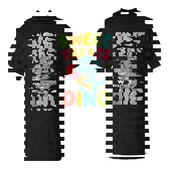 カラフル スイート おやつ 恐竜 かわいい 恐竜 デザート アイスクリーム Tシャツ - Kawaiitshirt