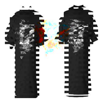 カラフルなシャチ Tシャツ - Kawaiitshirt