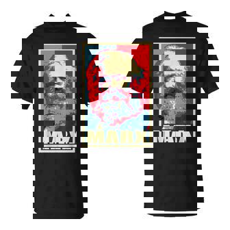 カール・マルクス プロパガンダ ポスター ポップアート Tシャツ - Kawaiitshirt